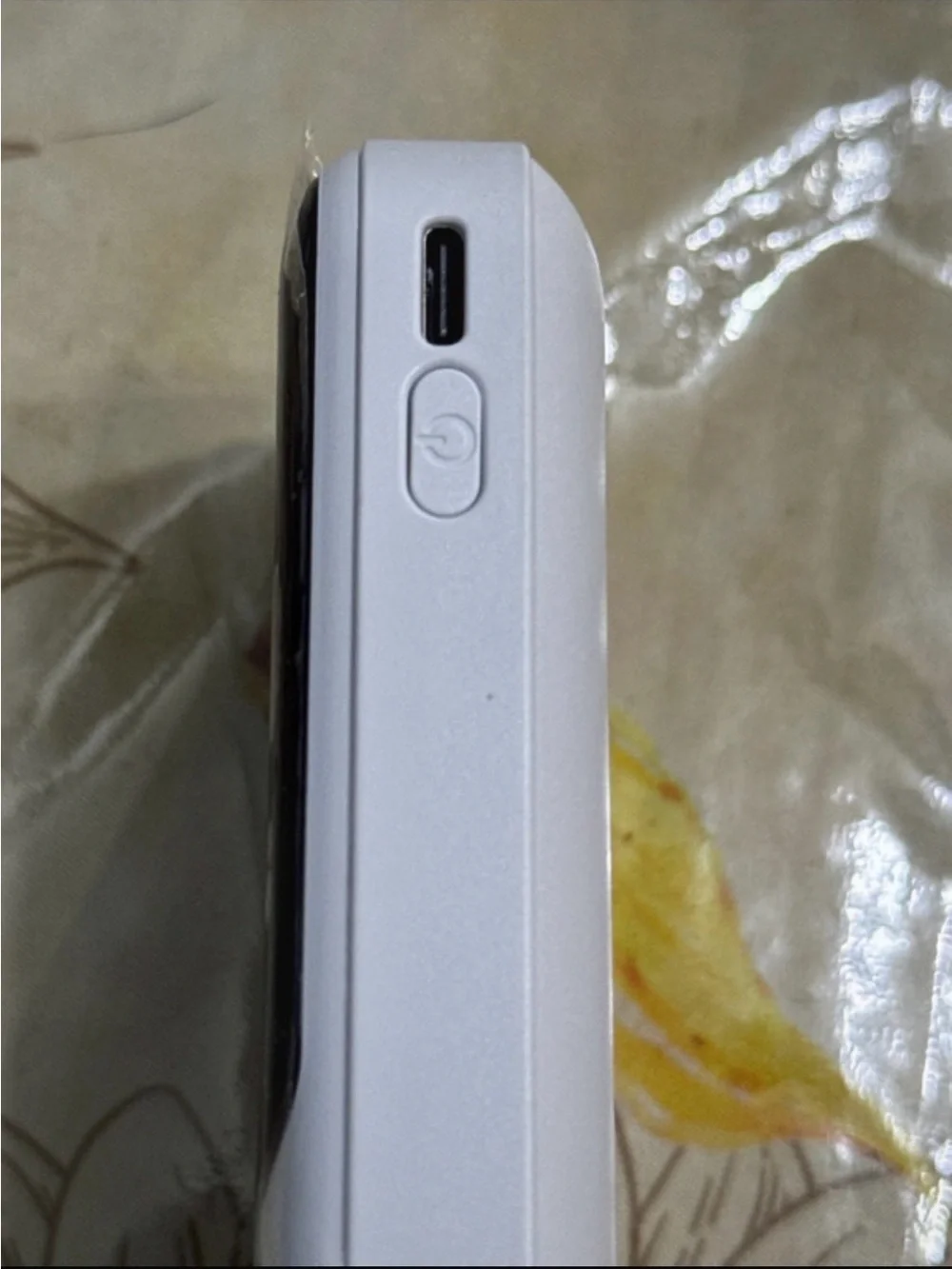 White & Black Power Bank USB Backup Charger